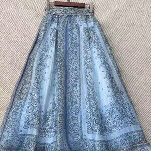 Blue maxi skirt size M